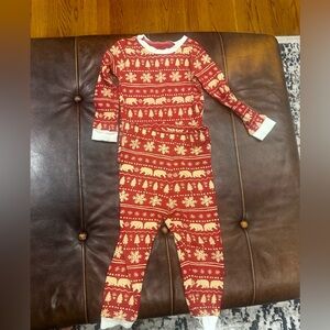 Burt’s Bees toddler Christmas / holiday / winter pajamas - size 24 months